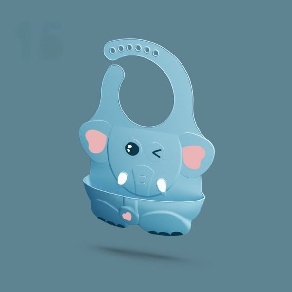 silicone-bibs-slabber-silikon-alas-makan-tat-1 Silicone bibs / slabber silikon / alas makan / tatakan iler elephant 3D