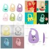Silicone bibs / slabber silikon / alas makan / tatakan iler elephant 3D
