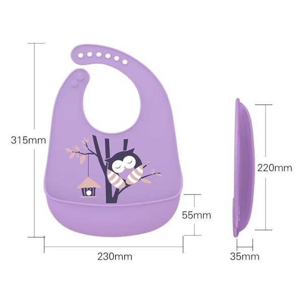 silicone-bibs-slabber-silikon-alas-makan-tat-6 Silicone bibs / slabber silikon / alas makan / tatakan iler elephant 3D