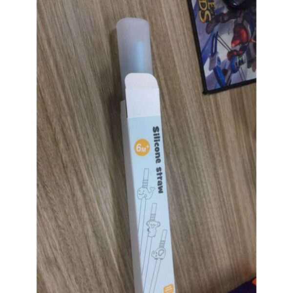 Silicone Straw Flexible Straw 3in1