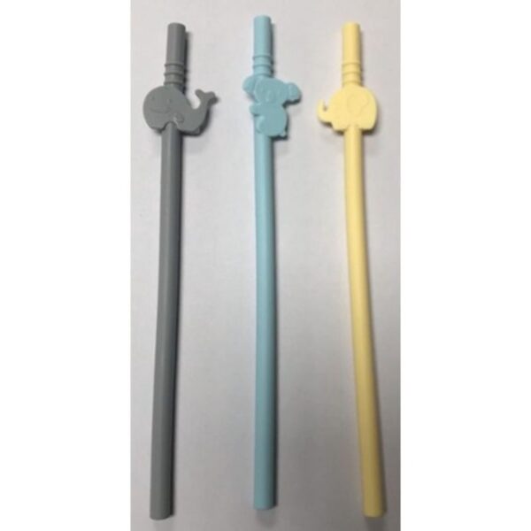 Silicone Straw Flexible Straw 3in1