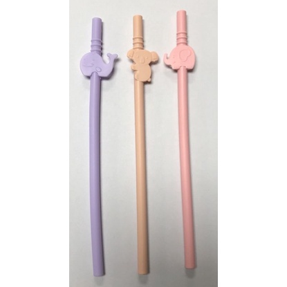 Silicone Straw Flexible Straw 3in1