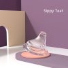 Sippy cup teat drink straw for Pigeon wide neck glass ppsu bottle