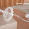 Sippy cup teat drink straw for Pigeon wide neck glass ppsu bottle