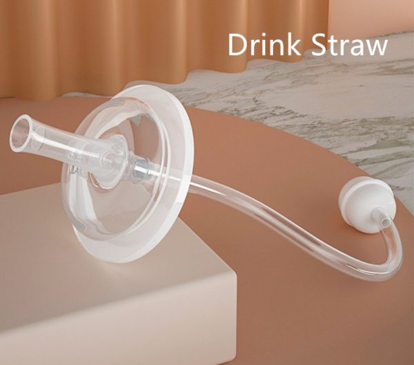 Sippy cup teat drink straw for Pigeon wide neck glass ppsu bottle