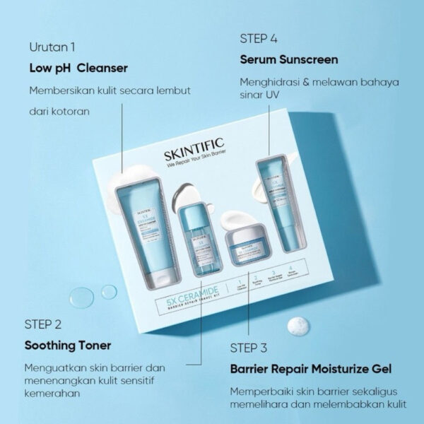 SKINTIFIC MOISTURIZER BARRIER Niacinamide 5X Ceramide Barrier Moisturizer Gel Moisturizer Skintific 5X Ceramide Barrier Repair