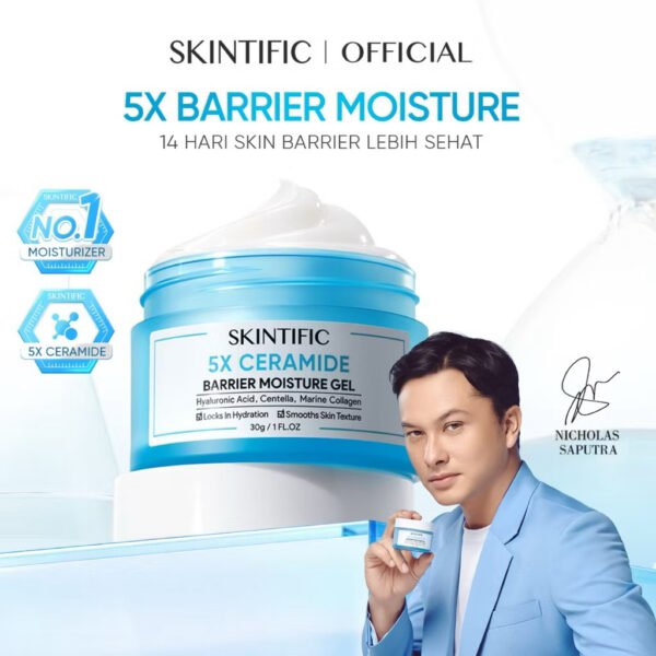 SKINTIFIC MOISTURIZER BARRIER Niacinamide 5X Ceramide Barrier Moisturizer Gel Moisturizer Skintific 5X Ceramide Barrier Repair