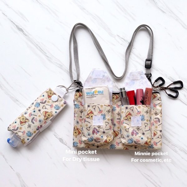 SLINGBAG SET mickey minnie pooh donald triple pouch N2K new normal pouch n2P triple pouch