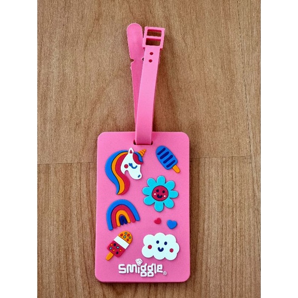 Smiggle bag Tag / tag bag name tag backpack
