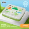 SMIGGLE bento soup lunchbox sekat  5 locked animals BPA FREE SM550809