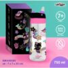 SMIGGLE junior Botol Air Minum Anak Sedotan silicone 430ml dan 750ml