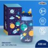 SMIGGLE junior Botol Air Minum Anak Sedotan silicone 430ml dan 750ml