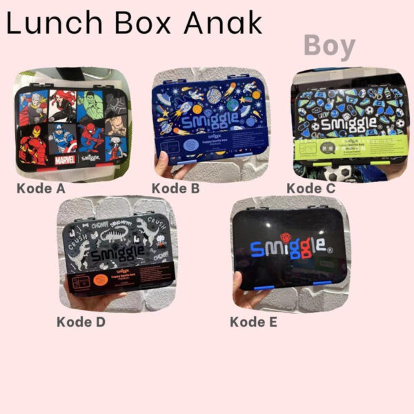 Smiggle Lunch Bag Double Decker Smiggle Pencil Case Smiggle Lunch Box Bento Box Kotak Bekal Kotak Makan Anak Disney Cinderella Marvel Mermaid Princess
