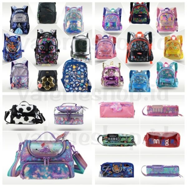 Smiggle Teeny Backpack Tas Sekolah anak Smiggle Junior Backpack Smiggle Marvel Spiderman tass ekolah TK Smiggle Lunch Bag Smiggle Pencil Case Kotak Pensil Smiggle wallet dompet smiggle