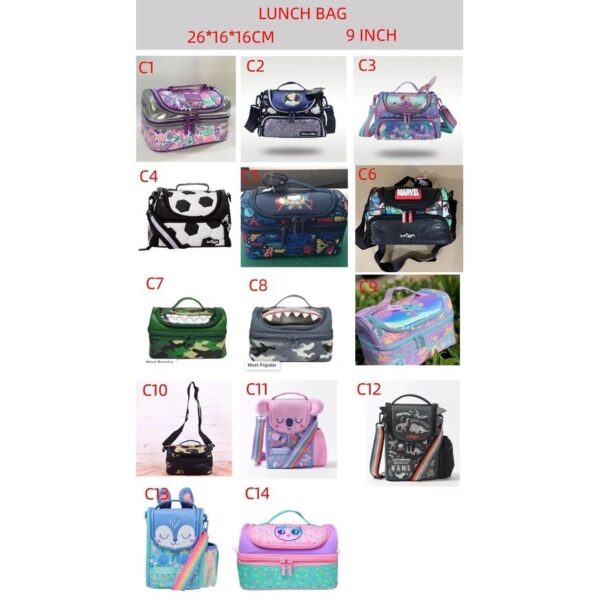 Smiggle Teeny Backpack Tas Sekolah anak Smiggle Junior Backpack Smiggle Marvel Spiderman tass ekolah TK Smiggle Lunch Bag Smiggle Pencil Case Kotak Pensil Smiggle wallet dompet smiggle