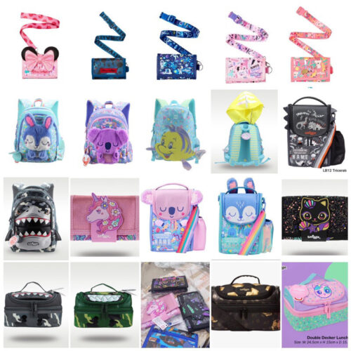 Smiggle Teeny Backpack Tas Sekolah anak Smiggle Junior Backpack Smiggle Marvel Spiderman tass ekolah TK Smiggle Lunch Bag Smiggle Pencil Case Kotak Pensil Smiggle wallet dompet smiggle