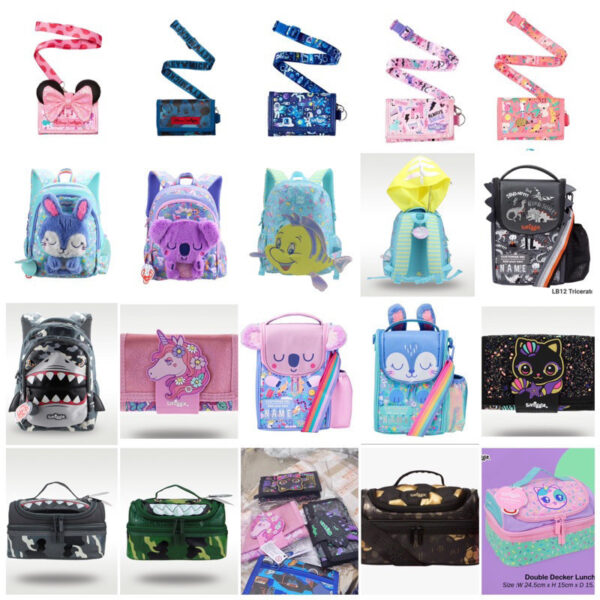 Smiggle Teeny Backpack Tas Sekolah anak Smiggle Junior Backpack Smiggle Marvel Spiderman tass ekolah TK Smiggle Lunch Bag Smiggle Pencil Case Kotak Pensil Smiggle wallet dompet smiggle