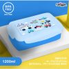 SMIGGLE Teeny Tiny square lunchbox sekat 2 locked 850ml 1.200ml movin 1.000L