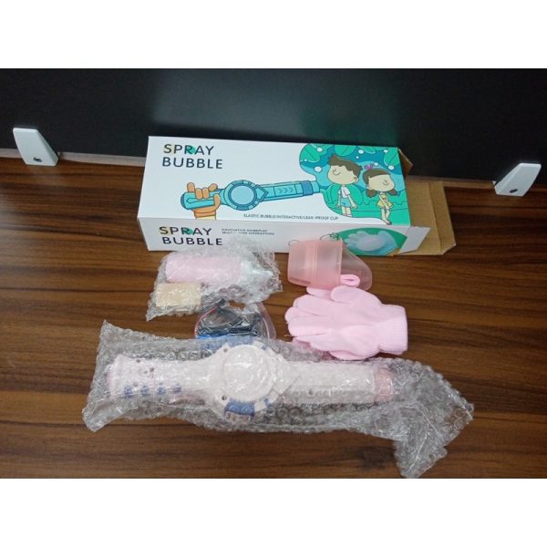 smoke bubble machine sword ward stick - mainan balon uap bubble gun smoke bubble gun fog