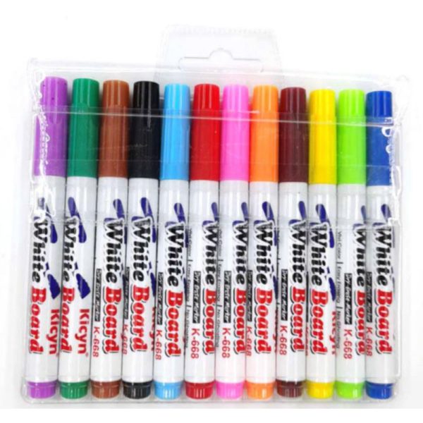 Spidol apung ajaib, magic marker floating pen, water based marker, marker viral hits, Spidol ngapung, Spidol papan tulis whiteboard marker, Floating Marker
