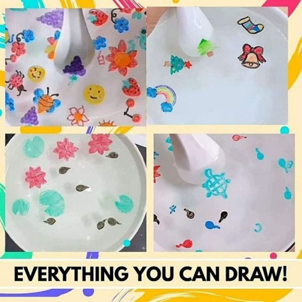 Spidol apung ajaib, magic marker floating pen, water based marker, marker viral hits, Spidol ngapung, Spidol papan tulis whiteboard marker, Floating Marker
