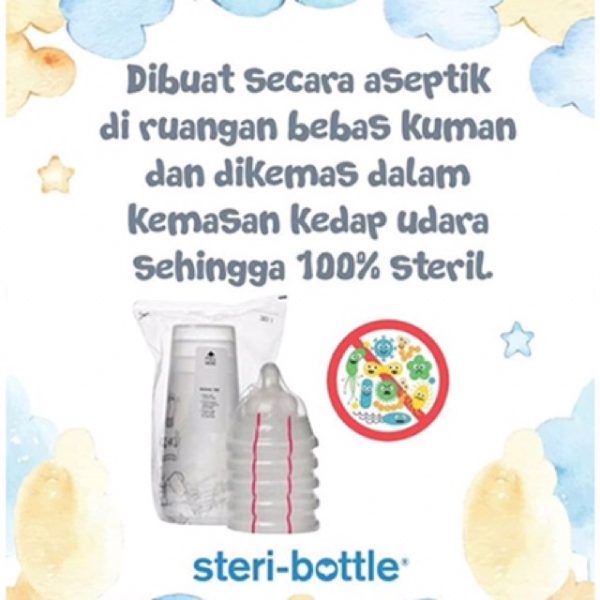 [Steribottle] Botol Susu Steril Sekali Pakai I Disposable Baby Bottle steri-bottle steribottle botol