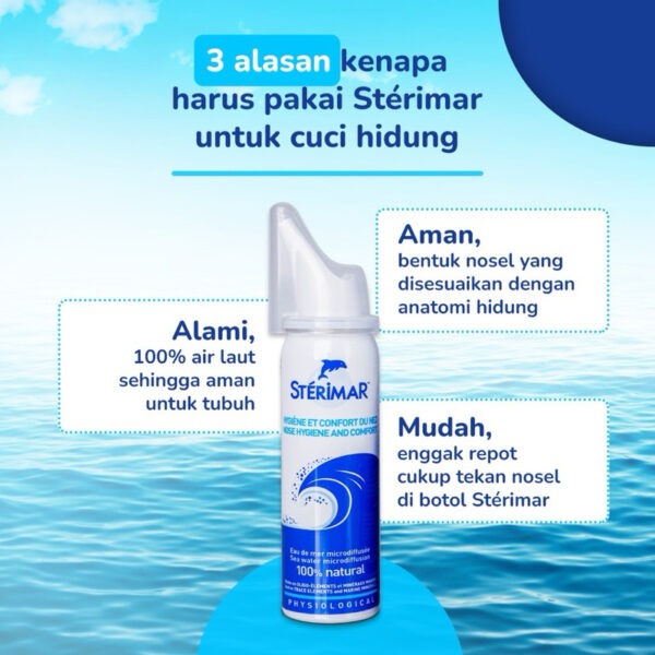 Sterimar Nose Hygiene 50ml Sterimar Baby Nose Hygiene 50ml semprot hidung bayi