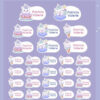 Sticker Nama Custom Karakter Label Nama kustom anak