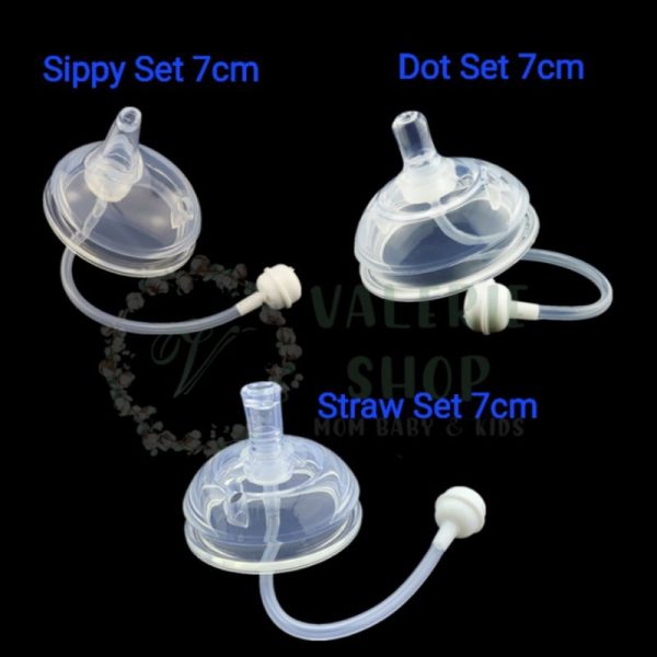 straw replacement Spout weighted straw 7cm soft spout silikon sippy cup training untuk dot com* piko