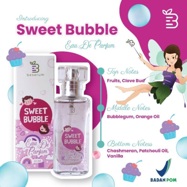 Sweet Bubble Eau De Parfum 20ml / Parfum Anak Aroma Bubble Gum