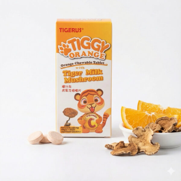 Tablet Kunyah Imun Anak TIGERUS TIGGY Orange - Mendukung Kekebalan Tubuh Anak