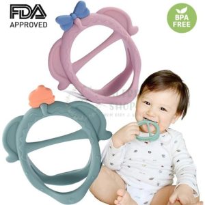 Teether Premium / Teether Silicone Baby Elephant Gigitan Bayi Bentuk Gelang Premium non mutmut case