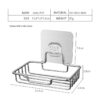 Tempat Sabun Stainless Steel Anti Karat Powerful Tempel Waterproof 3003
