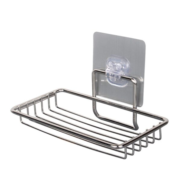 Tempat Sabun Stainless Steel Asli Kuat Rak Sabun Tempel Waterproof - Large 3010