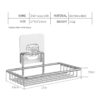 Tempat Sabun Stainless Steel Asli Kuat Rak Sabun Tempel Waterproof - Large 3010