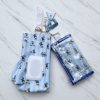 tempat tissue car, pouch tissue 5in1, 5 in 1 tissue organizer mobil hello littleraven