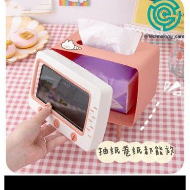 tempat-tissue-tv-box-holder-hp-dan-tisu-unik-2 tempat tissue tv box holder hp dan tisu unik