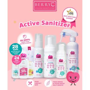 Tevo BerryC Active Sanitizer Long Lasting Berry C Sanitizer Spray bundle nano gun K5 wireless fogging