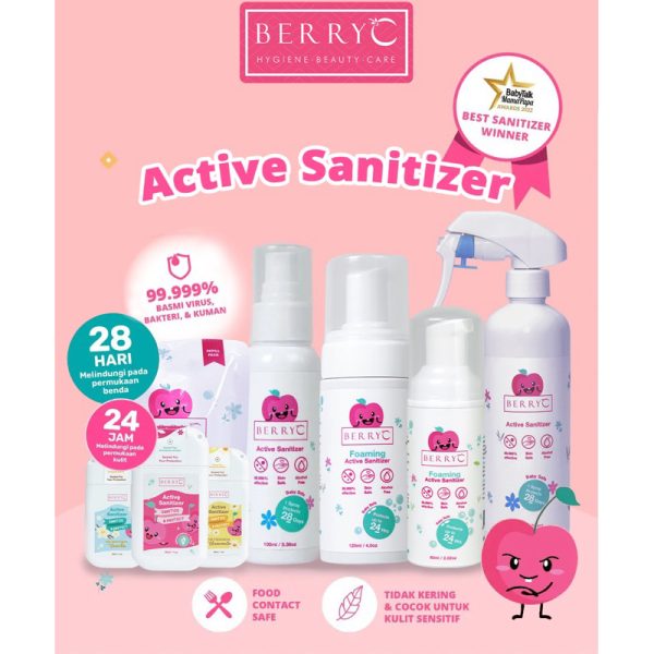 Tevo BerryC Active Sanitizer Long Lasting Berry C Sanitizer Spray bundle nano gun K5 wireless fogging