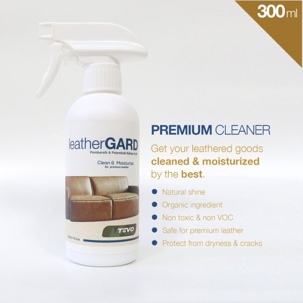 TEVO Leather Gard Clean & Moisturize & Protect Premium LeatherGard Goods Terbaik Pembersih Pelembab