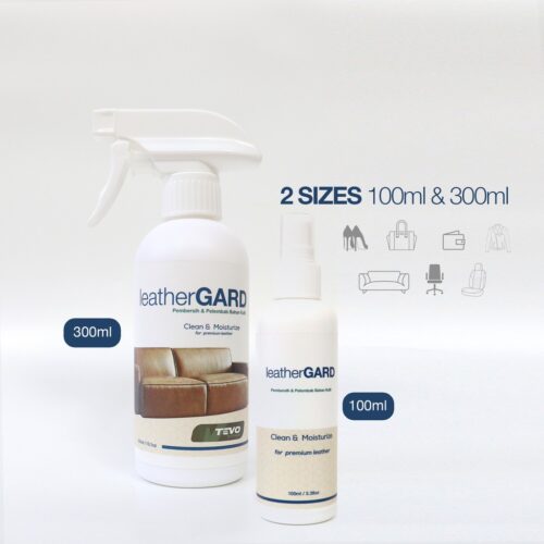 TEVO Leather Gard Clean & Moisturize & Protect Premium LeatherGard Goods Terbaik Pembersih Pelembab
