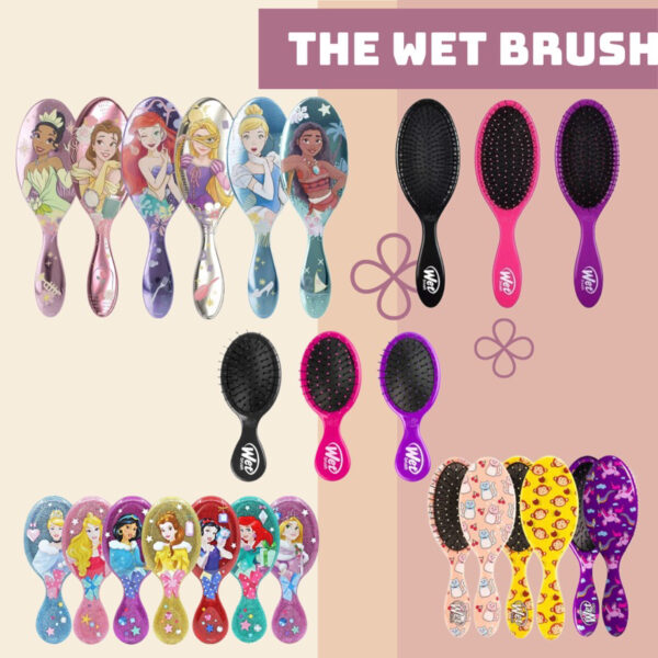 The Wet Brush Disney Princess Wholehearted sisir anti kusut anti rontok