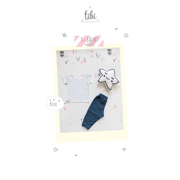 Tibi Basic Tee Baju anak TENCEL, Unisex Tee Tibikids Tibikidswear