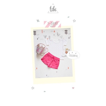 Tibi Basic Tee Baju anak TENCEL, Unisex Tee Tibikids Tibikidswear