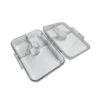 Transparant Bento Box (Tritan Luncbox Transparant) - Kotak Makan Atau Bekal Anak dan Dewasa Bon Todd Hawaii Lunch Box