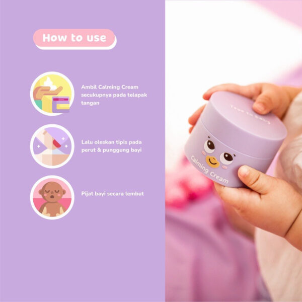 True to Baby Calming Cream | Krim Penghangat Badan Bayi untuk Pereda Kolik dan Membuat Tidur Nyenyak