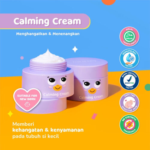 True to Baby Calming Cream | Krim Penghangat Badan Bayi untuk Pereda Kolik dan Membuat Tidur Nyenyak