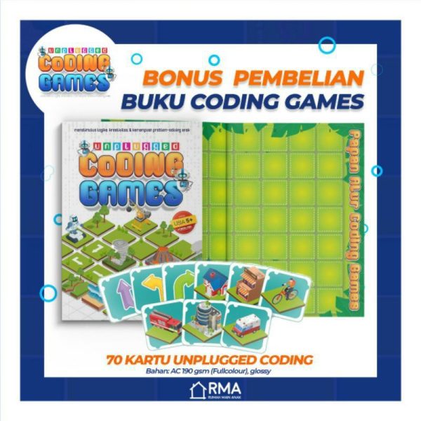 Unplugged Coding Games Screen Free / Buku Anak Belajar Logika