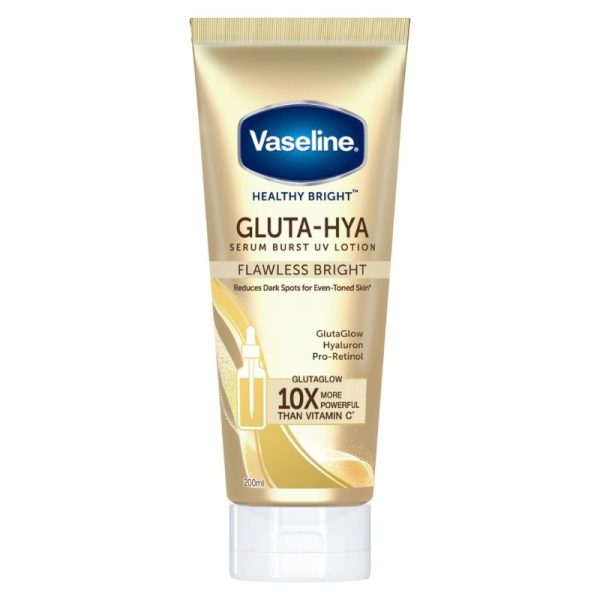 vaseline-hbs-lotion-gluta-hya-flawless-brgt-200ml- VASELINE HBS LOTION GLUTA HYA FLAWLESS BRGT 200ML