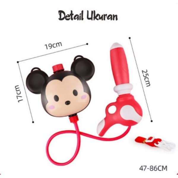 WATER GUN DISNEY KARAKTER - MAINAN TEMBAK AIR Pistol Air Disney Mickey Minnie Elsa Frozen Tsum Tsum